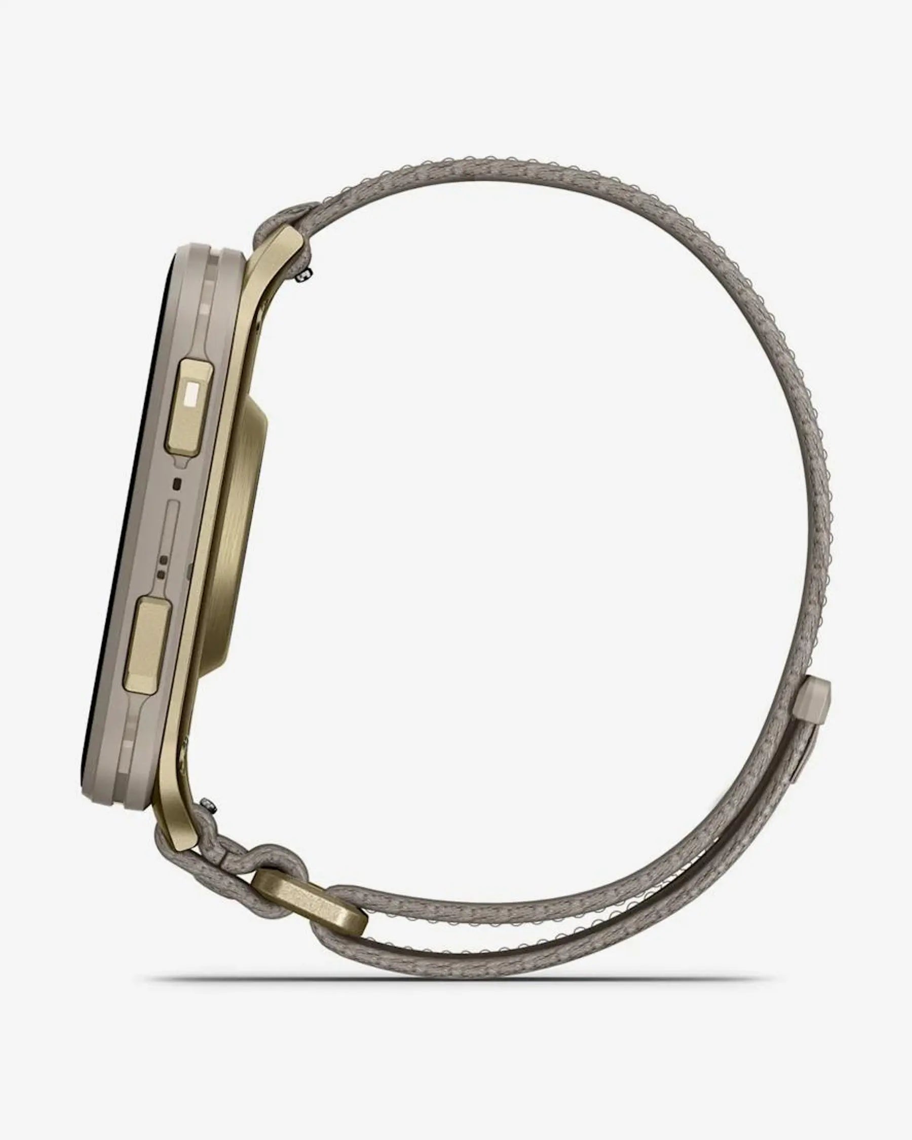 Garmin Venu X1 dorado correa gris