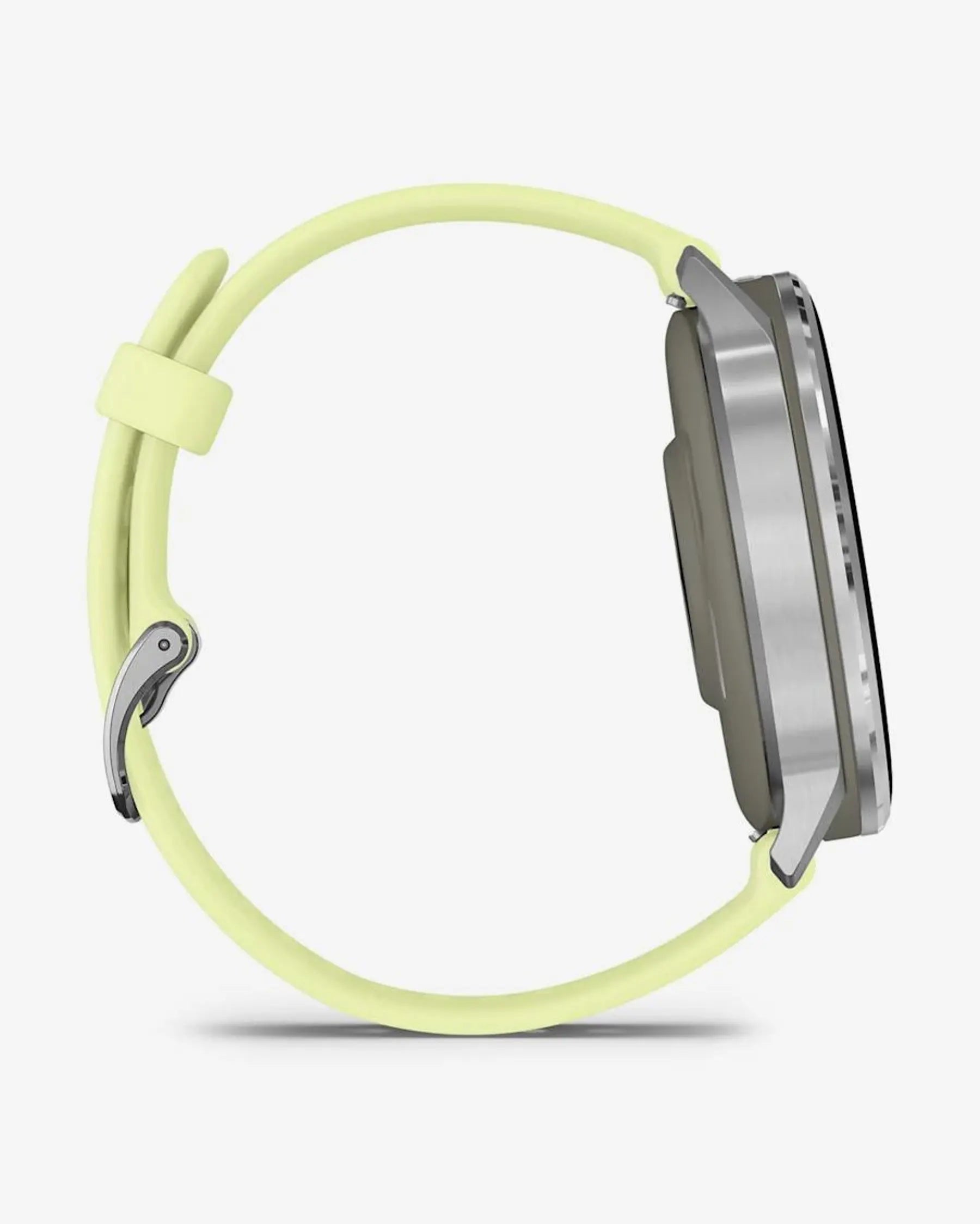Garmin Venu 4 - 45 mm plateado correa amarillo
