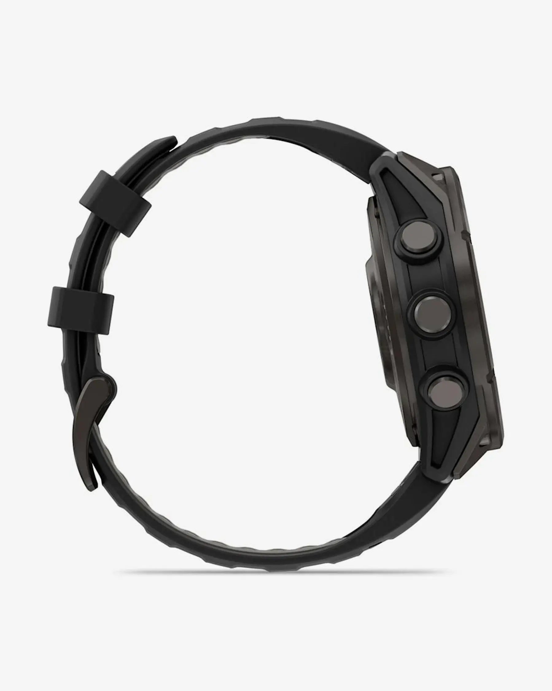 Garmin Fenix 8 Pro AMOLED Zafiro 47 mm Titanio gris carbón correa negro