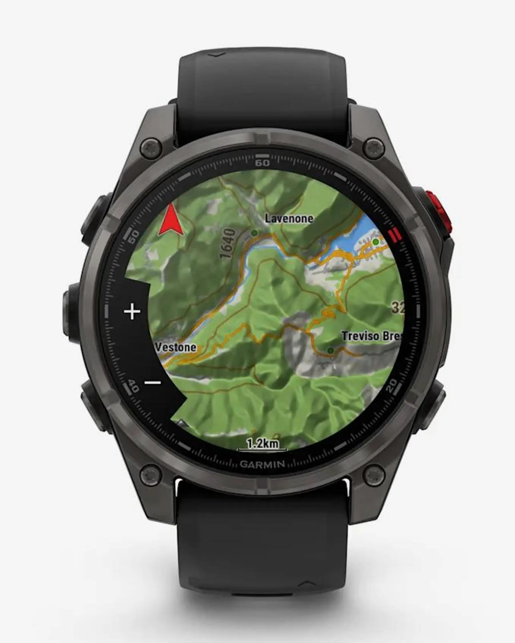 Garmin Fenix 8 Pro AMOLED Zafiro 47 mm Titanio gris carbón correa negro
