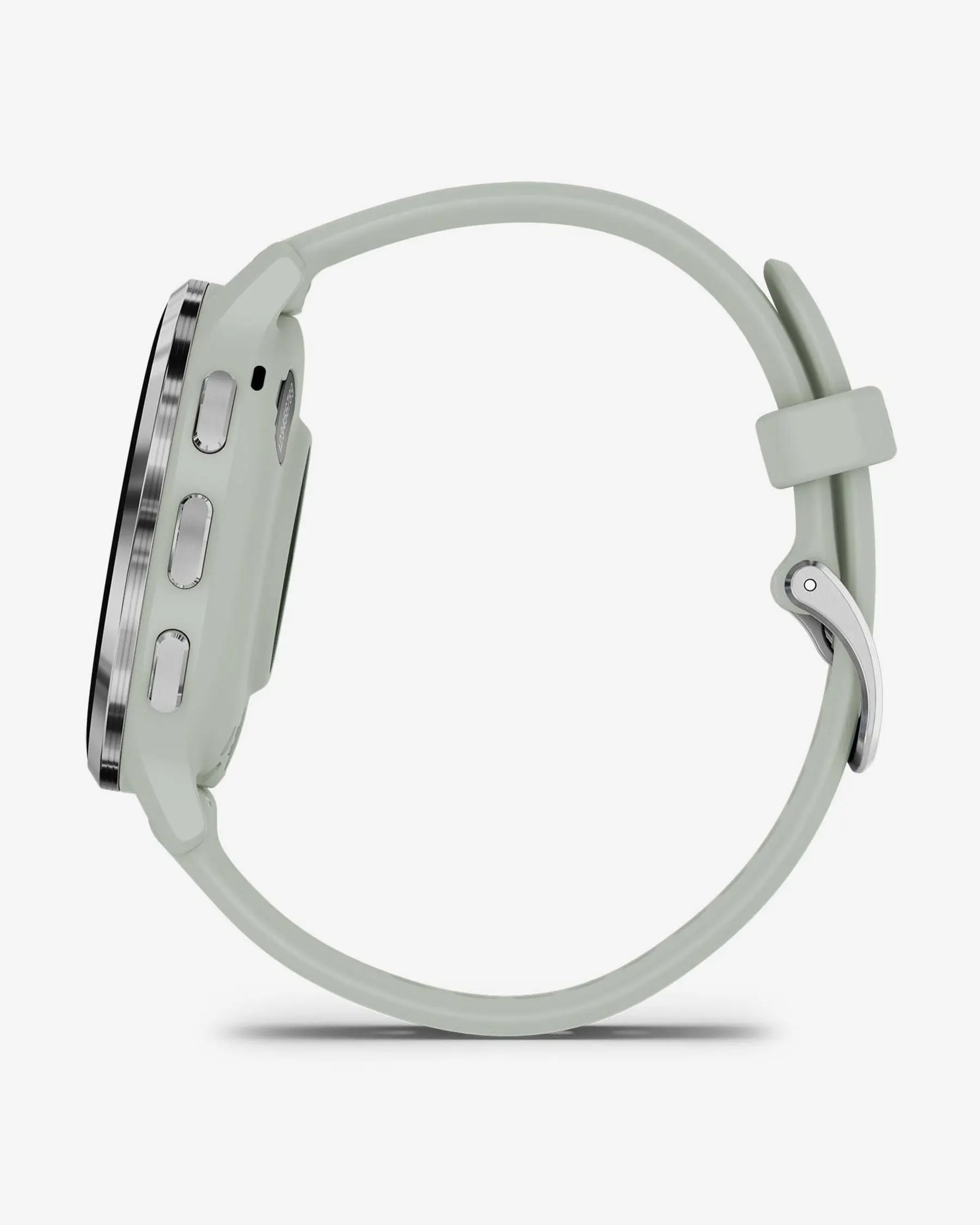 Garmin Venu 3S plata correa silicona verde pálido