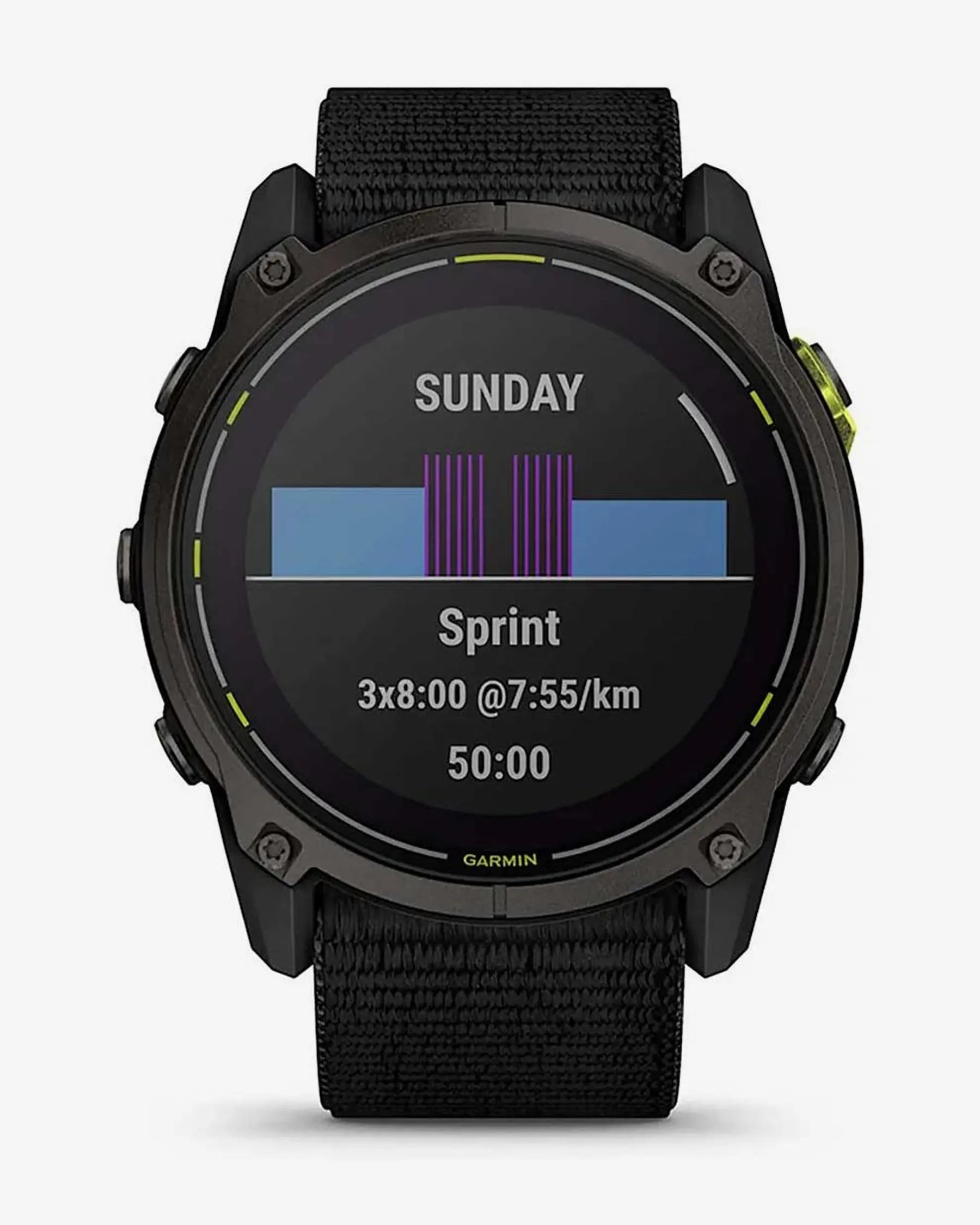 Garmin Enduro 3 Zafiro Solar 51 mm Titanio gris carbón correa negro