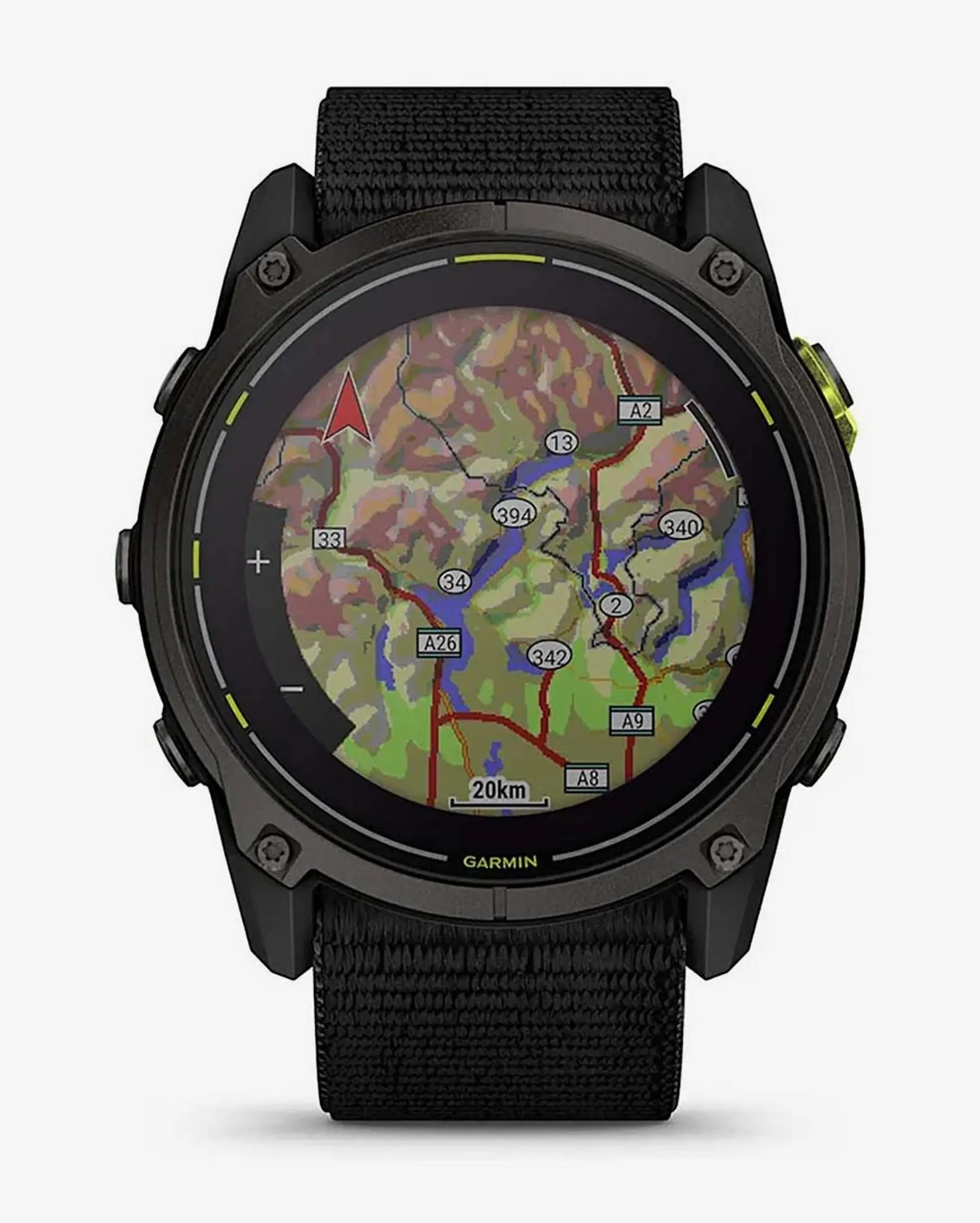 Garmin Enduro 3 Zafiro Solar 51 mm Titanio gris carbón correa negro