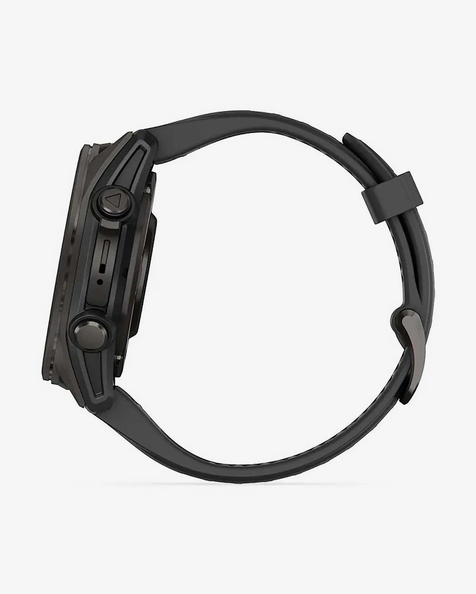 Garmin Fenix 8 AMOLED Zafiro 43 mm Titanio gris carbón correa negro