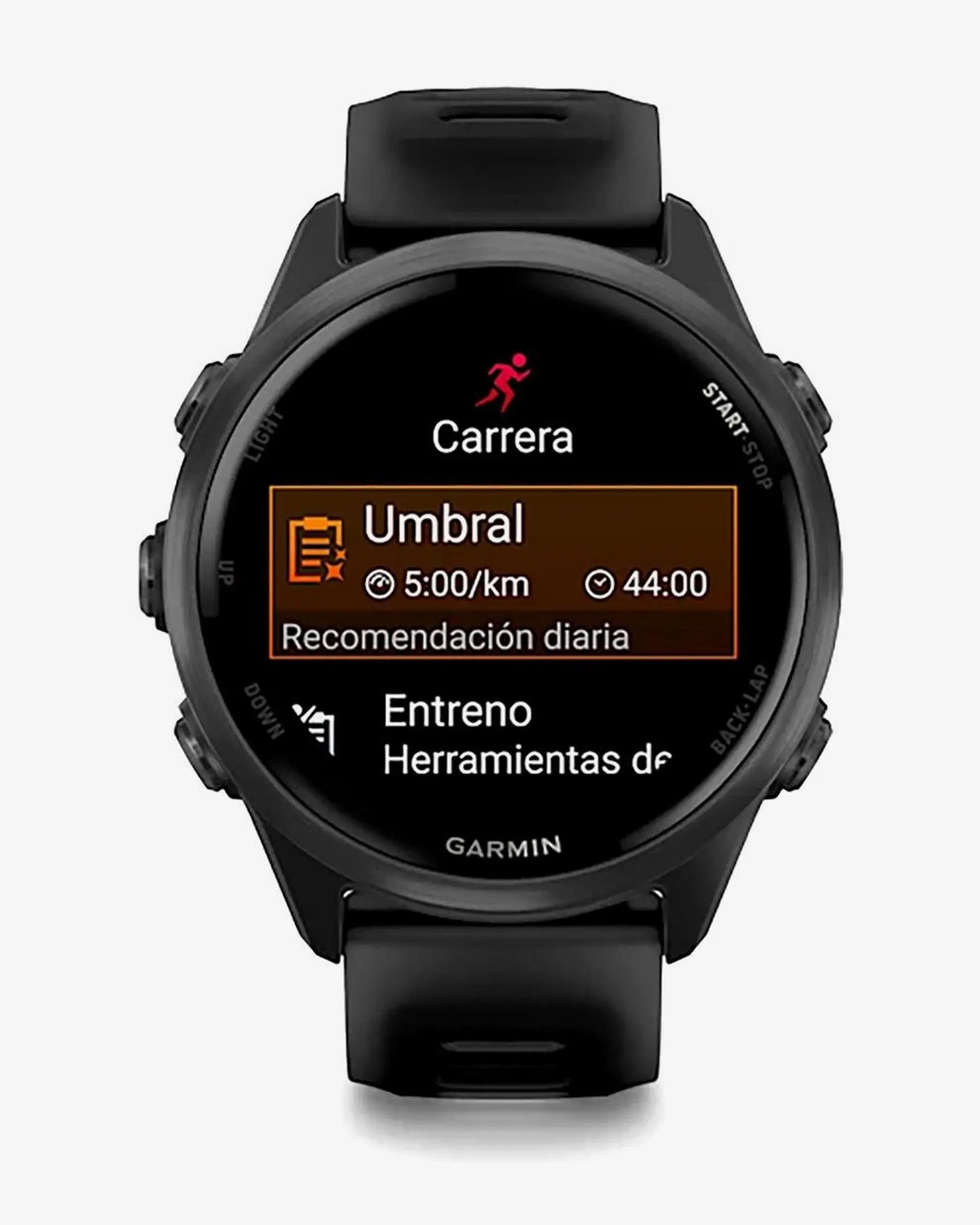 Garmin Forerunner 570 - 42 mm gris oscuro correa negro