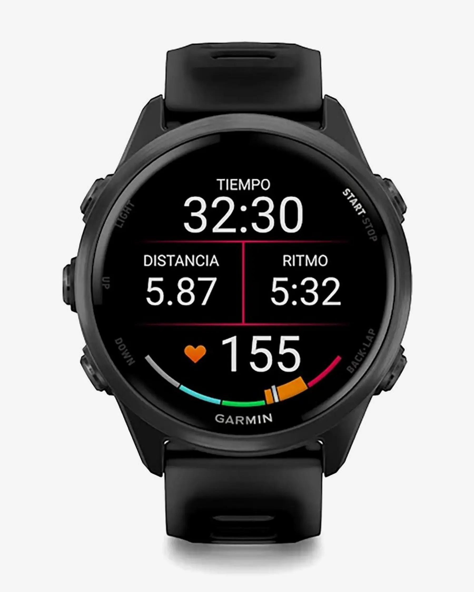 Garmin Forerunner 570 - 42 mm gris oscuro correa negro