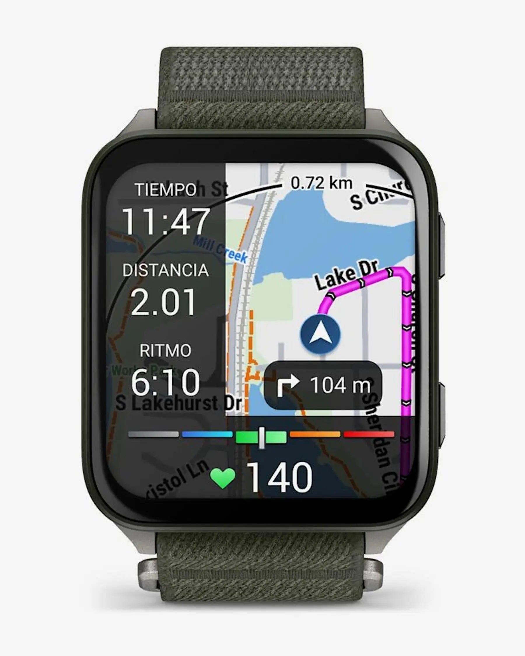 Garmin Venu X1 verde correa verde