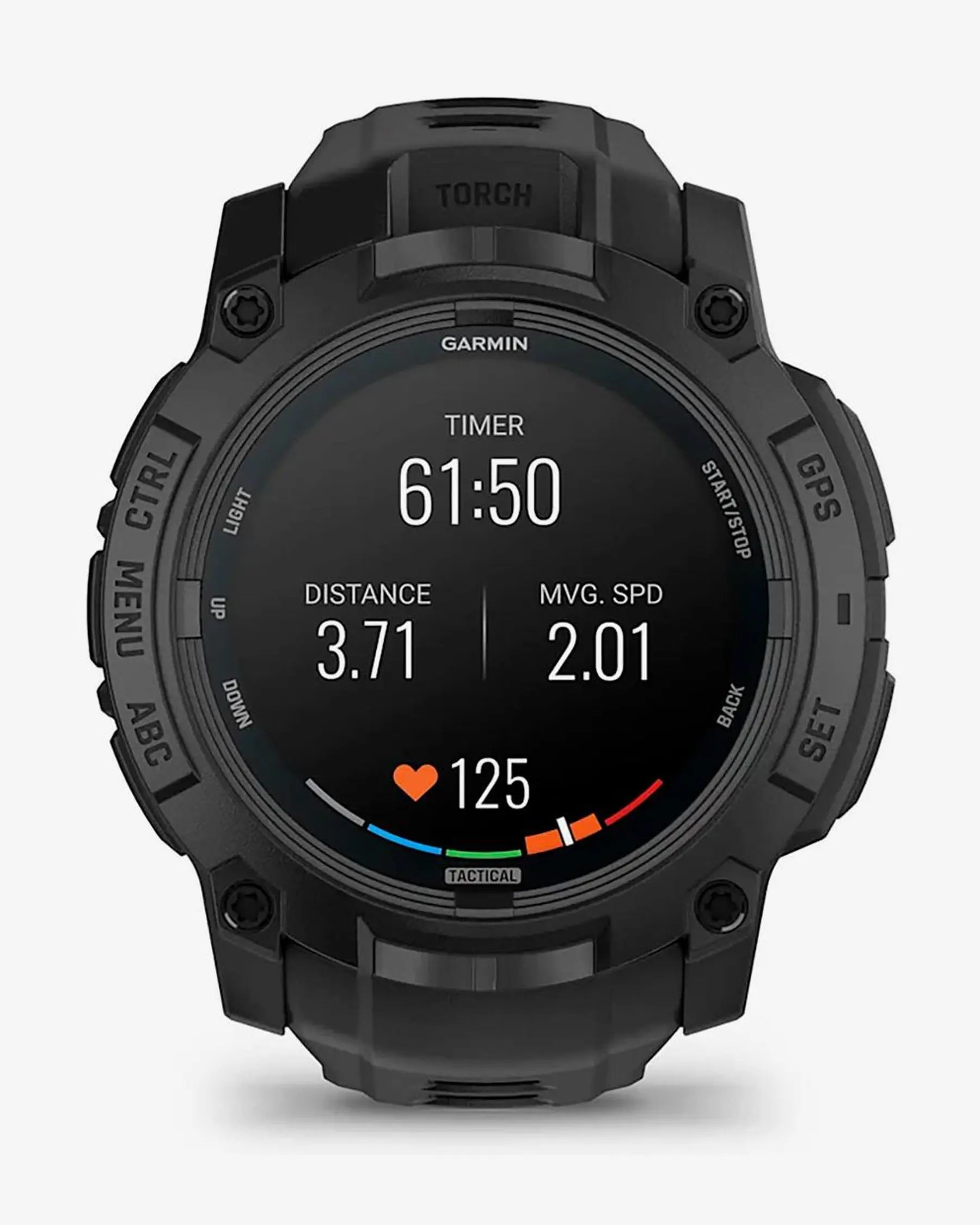 Garmin Instinct 3 AMOLED 50 mm Tactical Edition negro correa negro